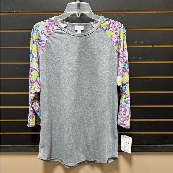 NWT Lularoe Randy gray/multi top size xl - Picture 1 of 1